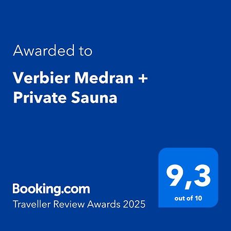 Verbier Medran + Private Sauna المظهر الخارجي الصورة